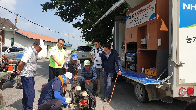 모가농협 농기계 순회수리 대표 이미지